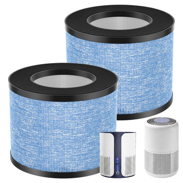 2 Pack C102 MA-01CW HEPA Replacement Filter Compatible with Miko Ibuki & Ibuki+ Air Purifier, MA-18, and Okaysou AirMic4S Air Purifiers, for Dust Smoke and Odor Removal