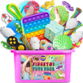 Fidget Box for Girls Boys, FunKidz Mystery Sensory Fidget Pack Toys for Stress Relief Kids Party Favors Gift Classroom Prizes Travel Camping with Portable Case