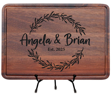 Custom Bamboo Cutting Board, Customized Christmas, Birthday Gift, Newly Named Wedding Gifts for Couples 2026, Housewarming Decor Gifts, Wedding Presents for Newlywed, Anniversary, Engagement Gift