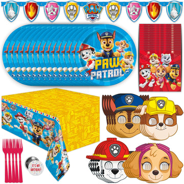 Paw Patrol Birthday Decorations & Party Supplies with Mask Party Favors